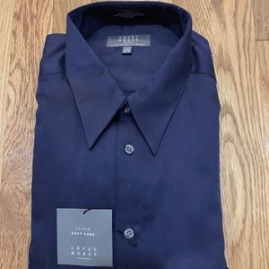 Crazy Horse dress shirt blue 17.5 36-37